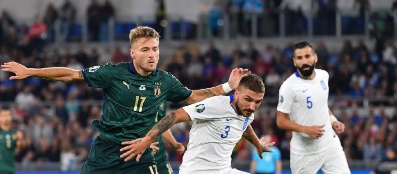 Νέα ήττα με 2-0 από την Ιταλία αλλά «συμπαθητική» εμφάνιση της Eθνικής στην Ρώμη